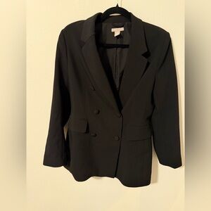 Women’s H&M double breasted blazer with fitted waist